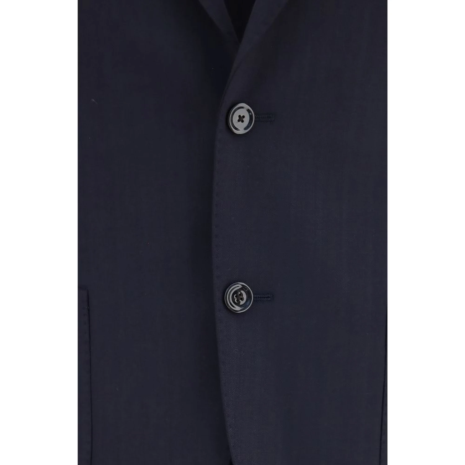 Blue Wool Oves Aries Two-Piece Suit