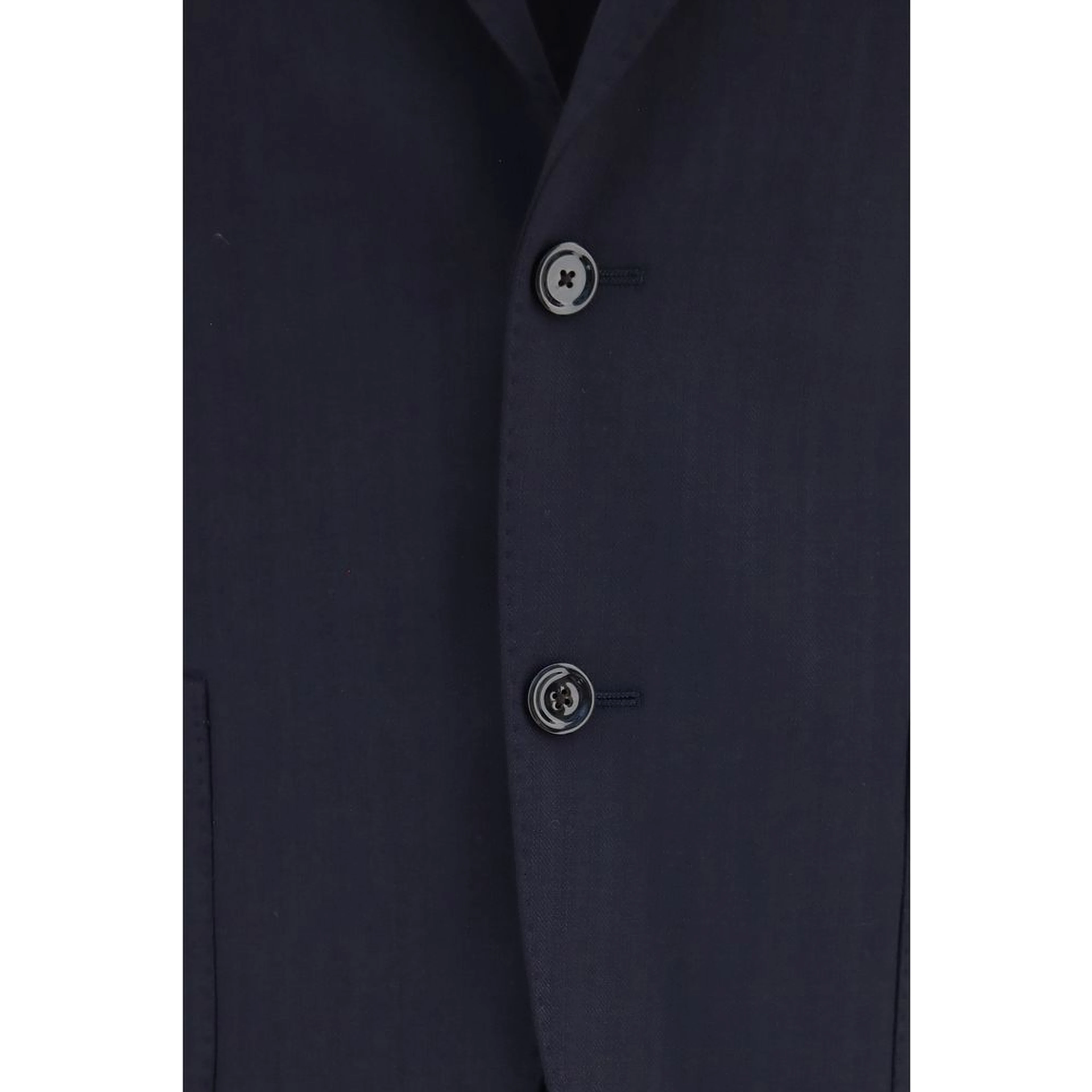 Blue Wool Oves Aries Two-Piece Suit