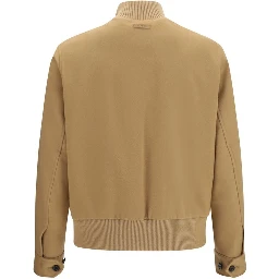 Beige Wool Oves Aries Full-Length Jacket