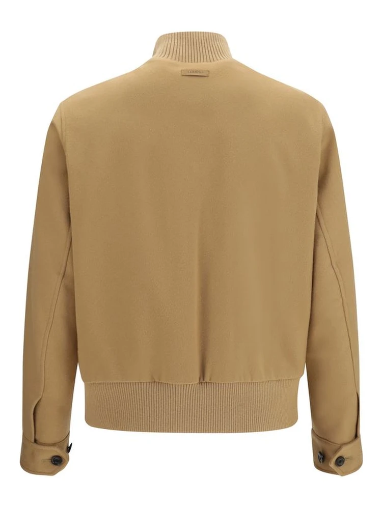 Beige Wool Oves Aries Full-Length Jacket alternative