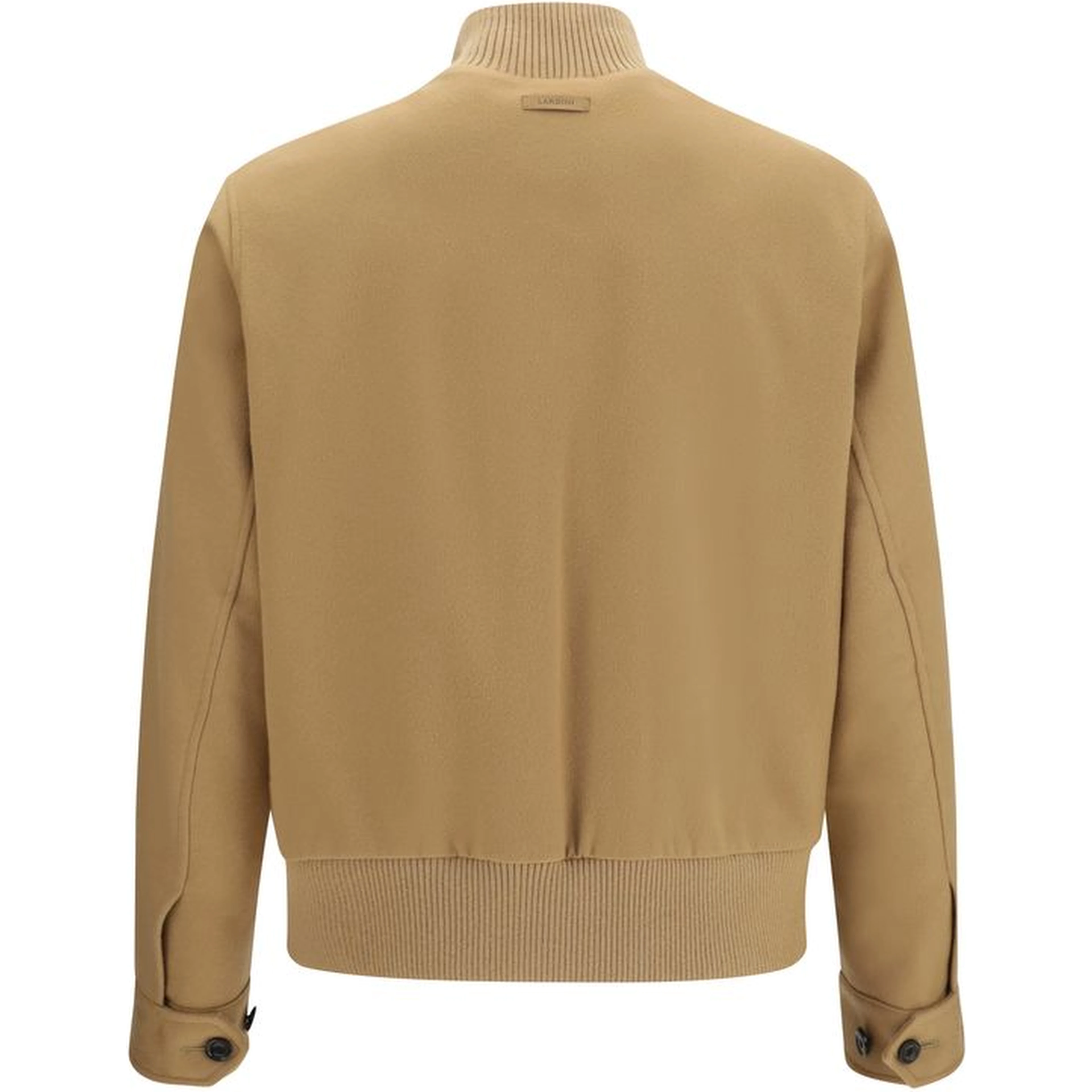 Beige Wool Oves Aries Full-Length Jacket
