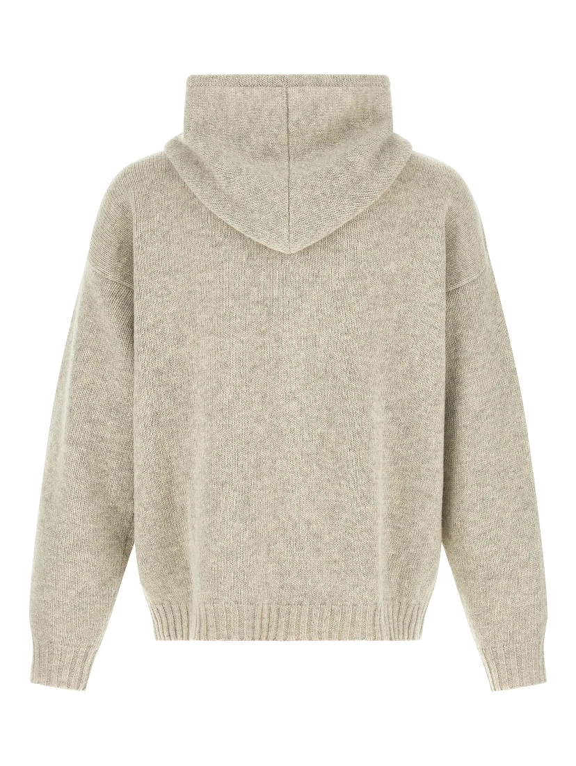 Gray Wool Cardigan