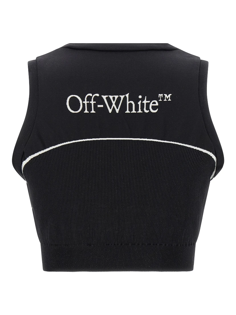 Black Polyamide Sport Bra