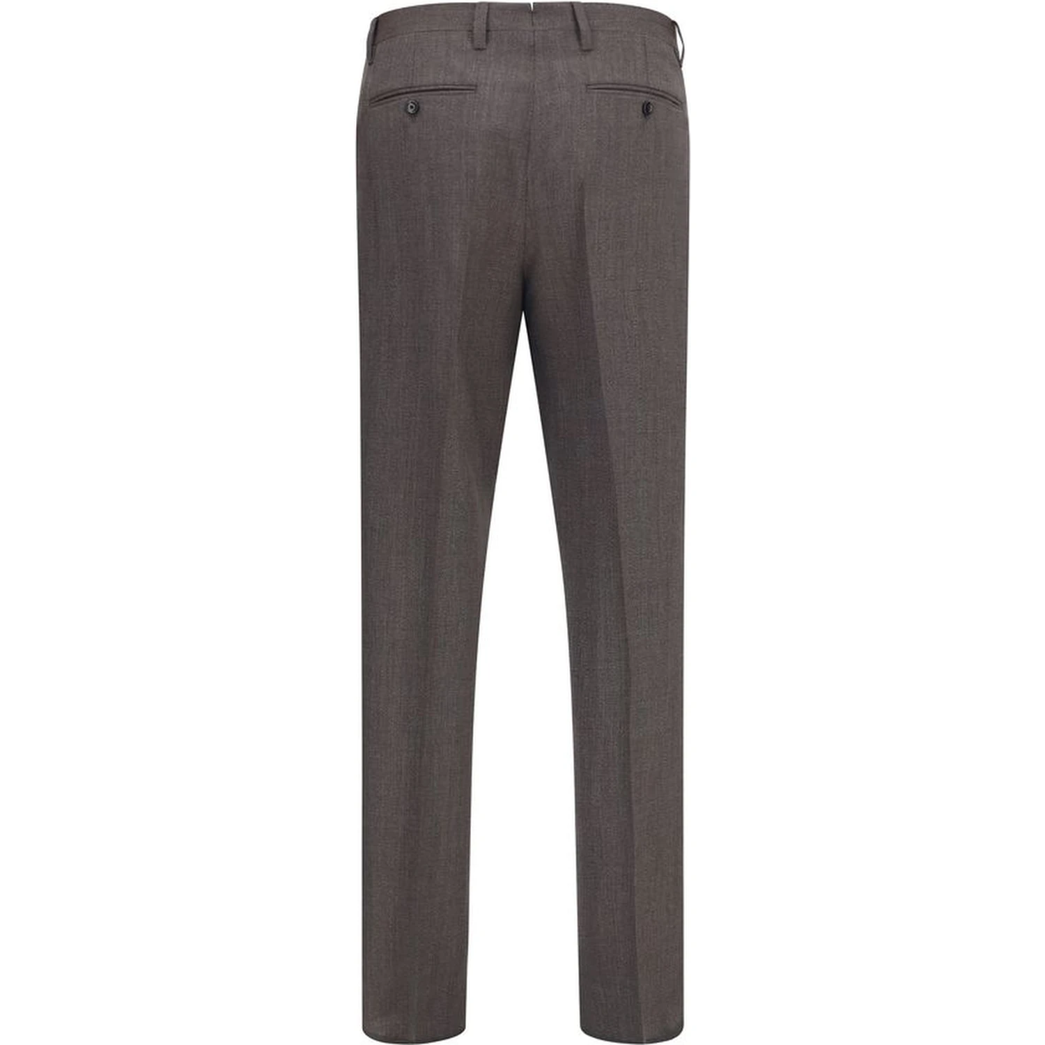 Gray Viscose Dress Pants