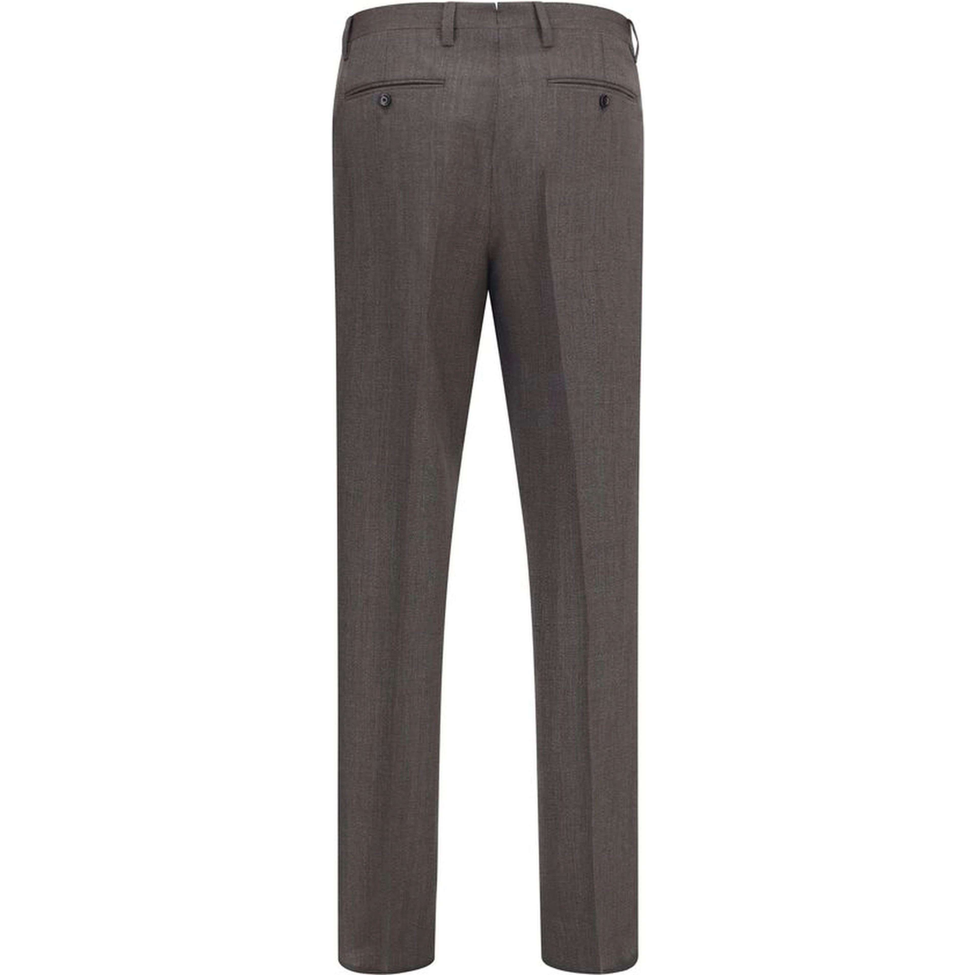Gray Viscose Dress Pants