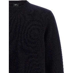 Blue Wool Cardigan