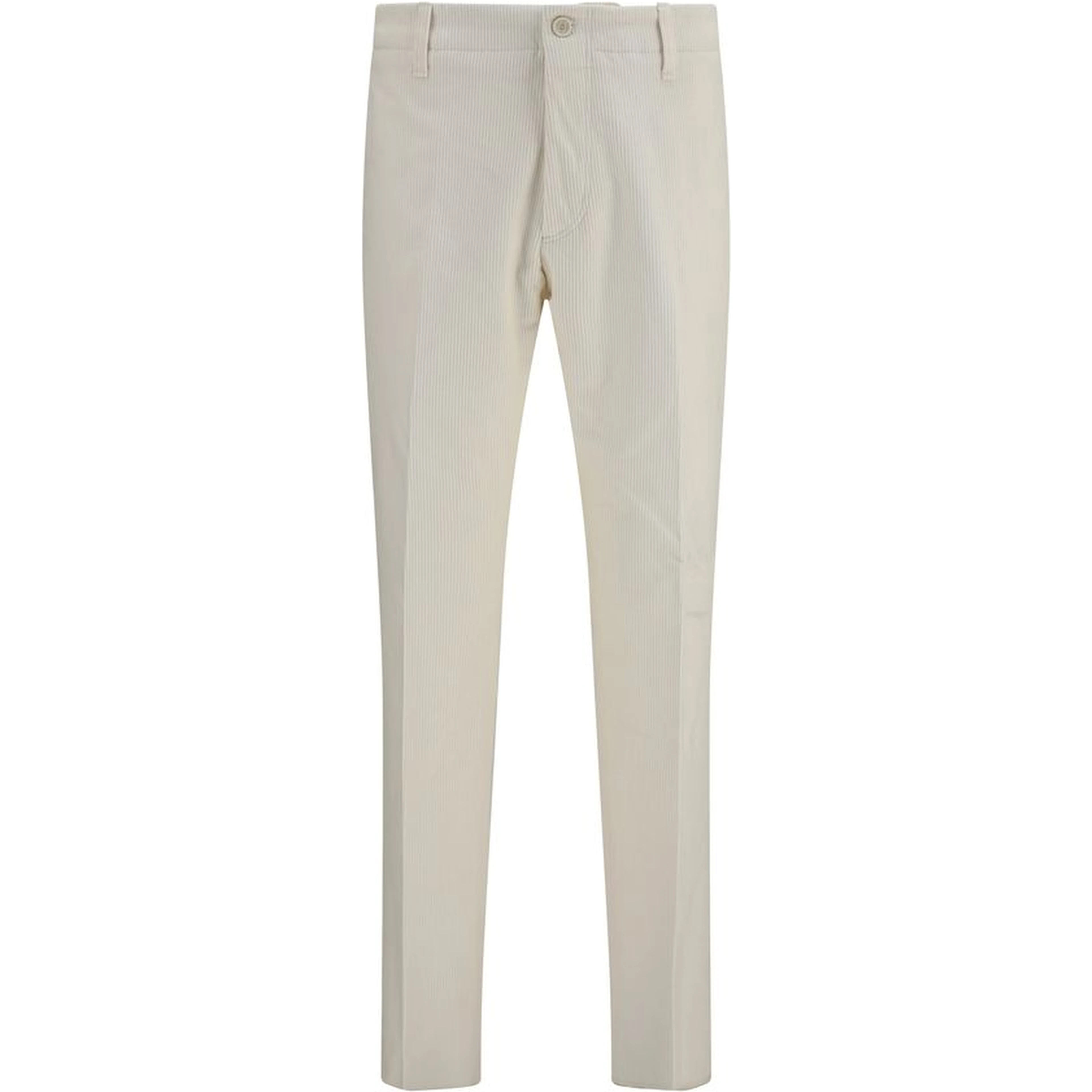 Beige Viscose Casual Pants