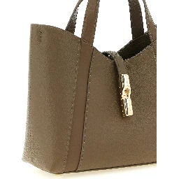 Gray Calfskin Tote Bag