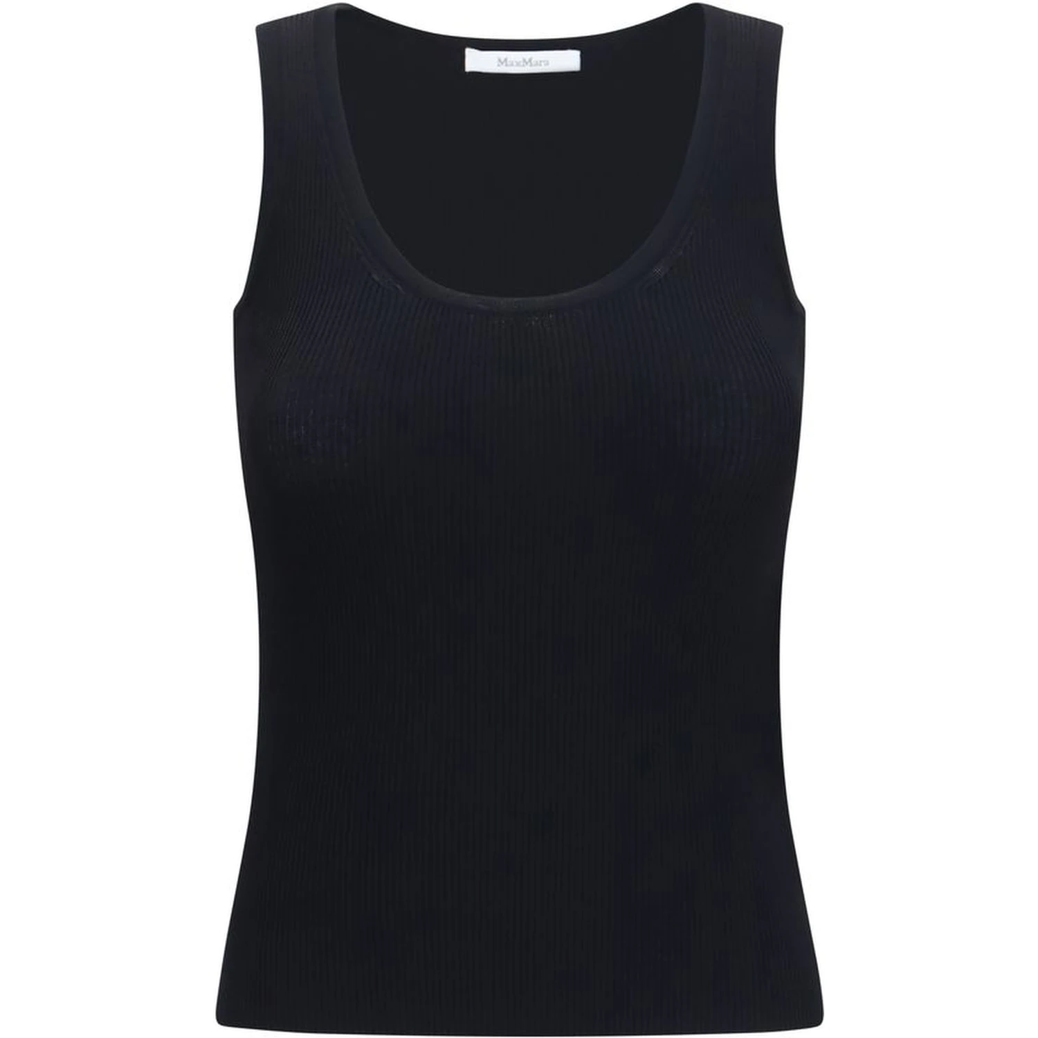 Black Viscose Tank Tops