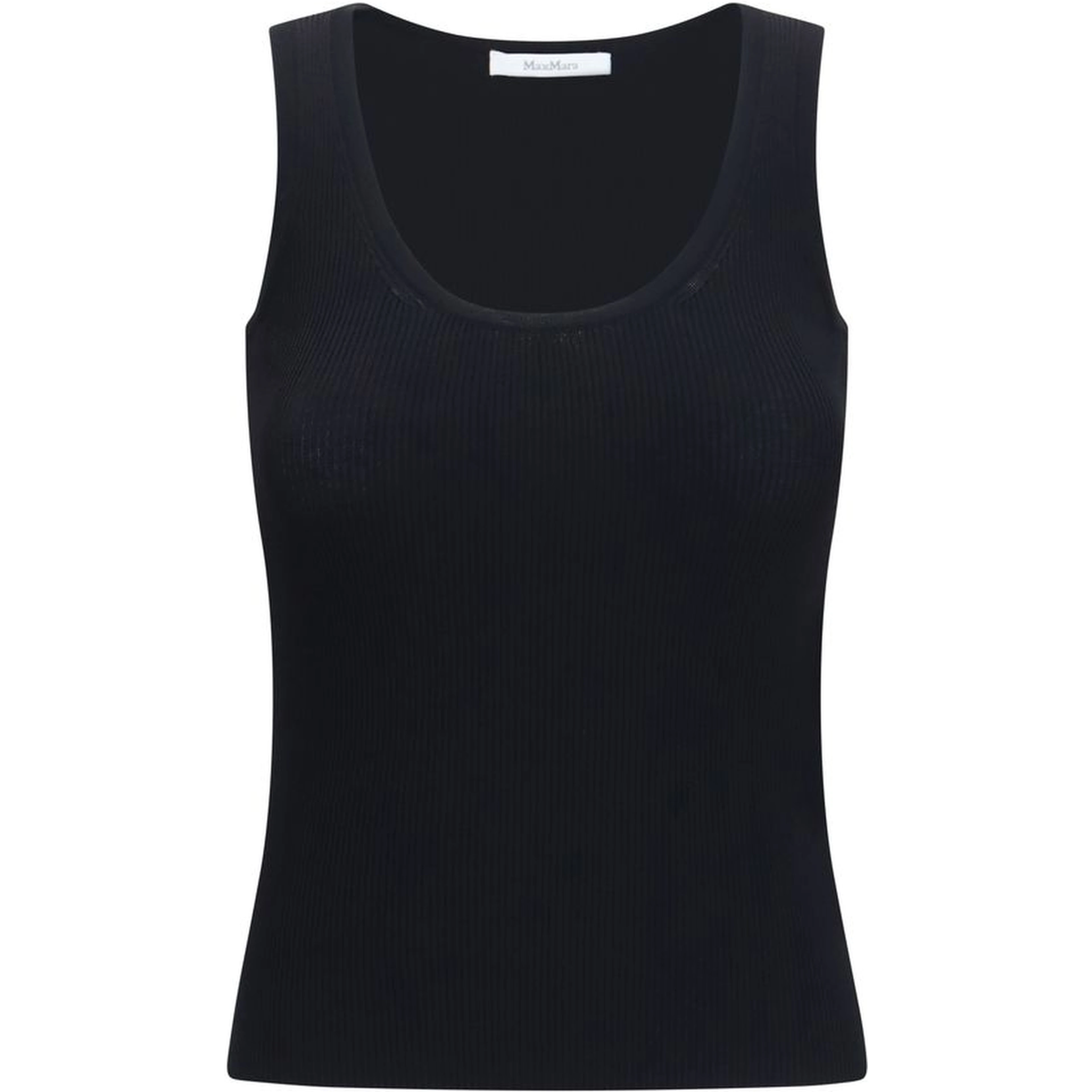 Black Viscose Tank Tops