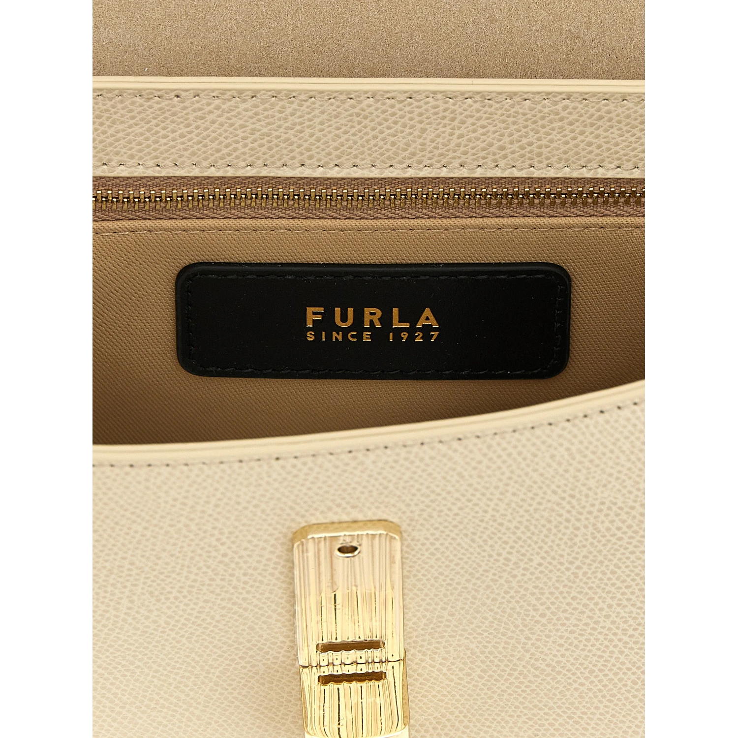 White Calfskin Crossbody Bag
