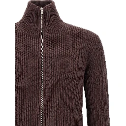 Brown Cotton Cardigan