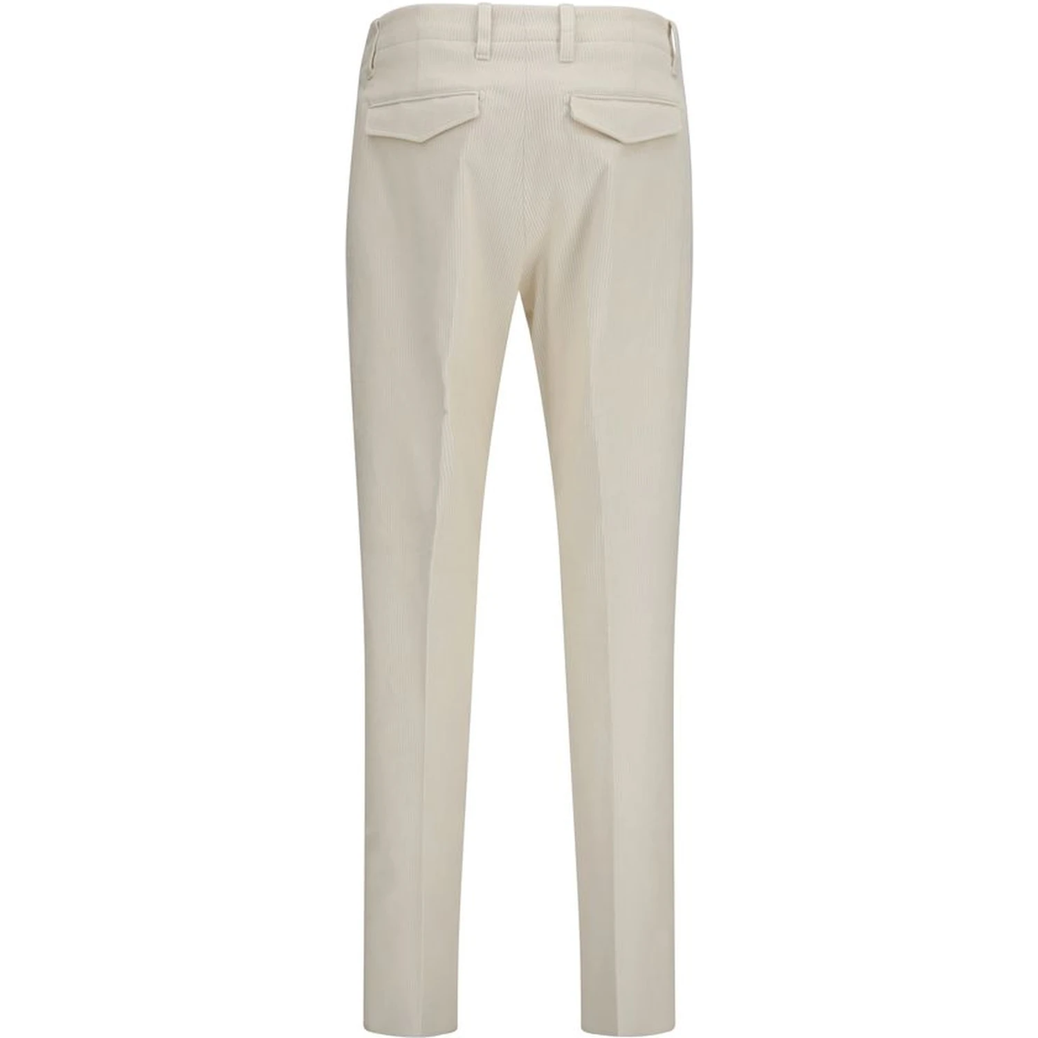 Beige Viscose Casual Pants