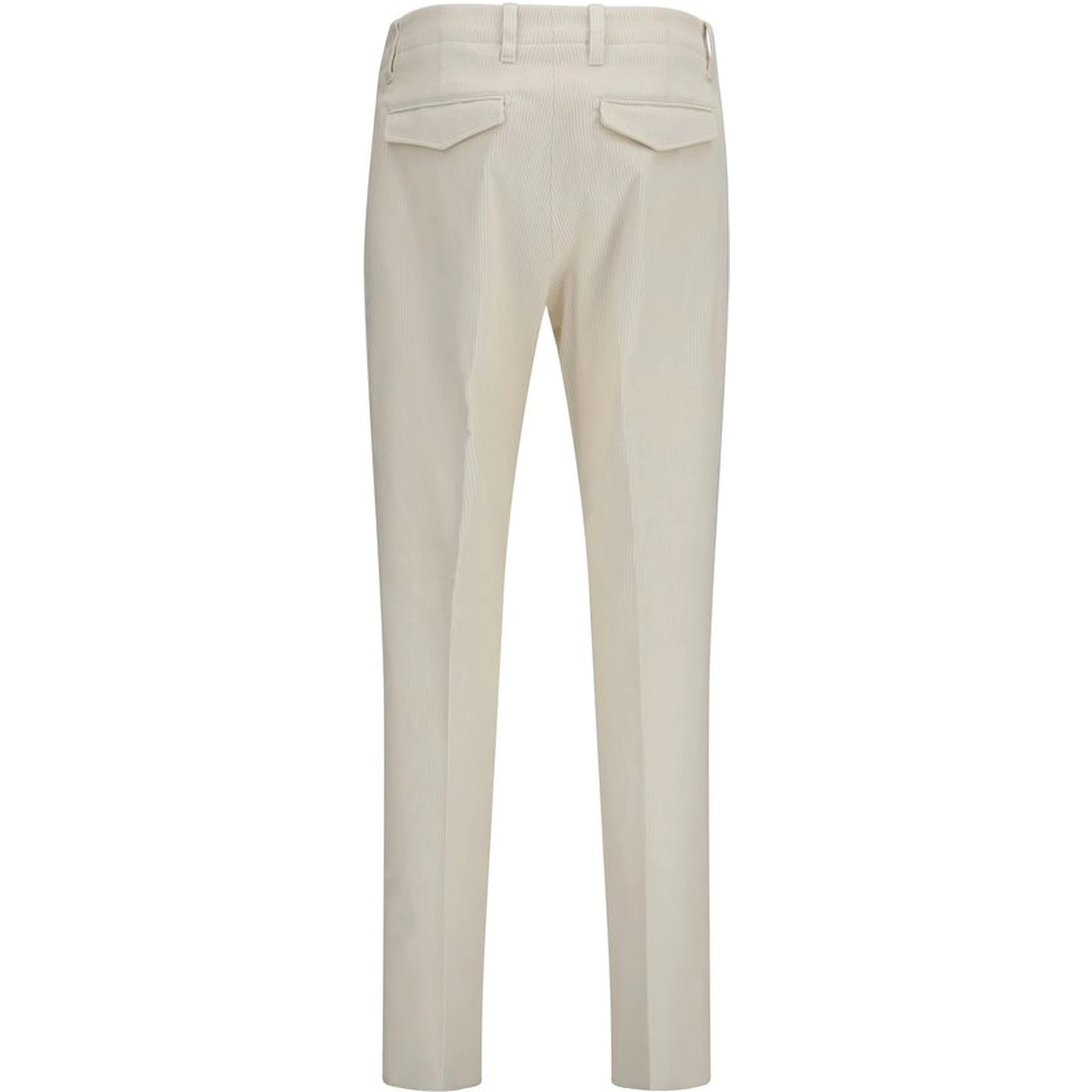 Beige Viscose Casual Pants