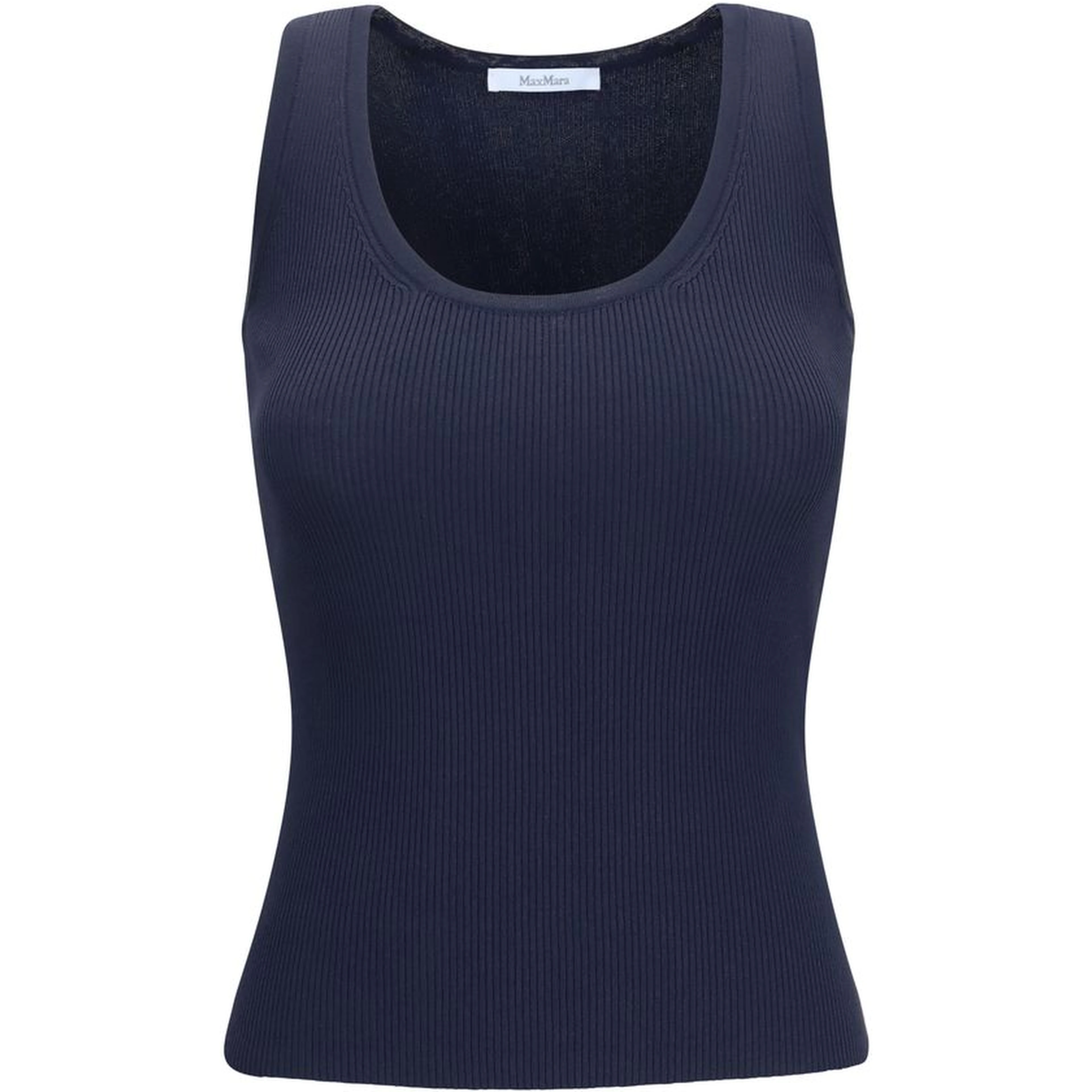 Blue Viscose Tank Tops