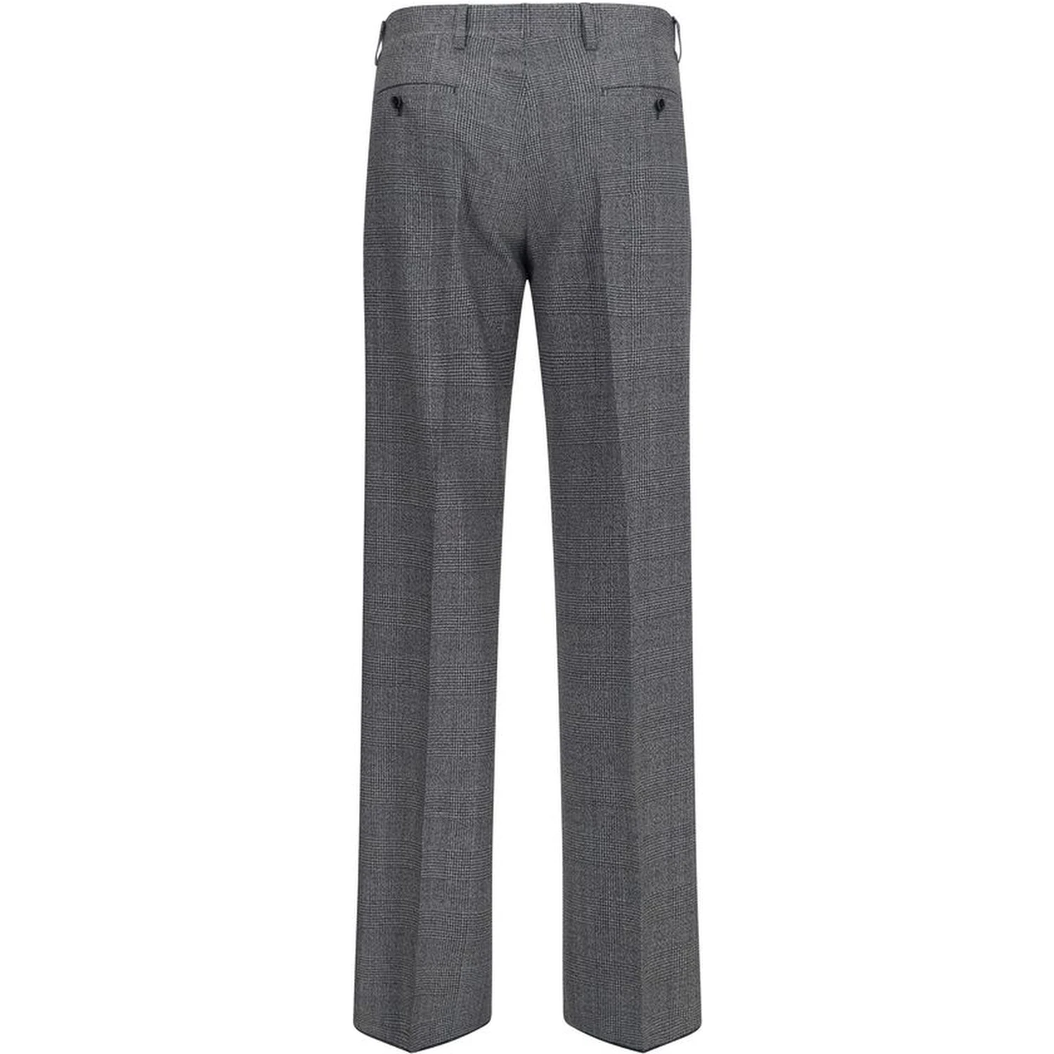 Gray Polyester Dress Pants