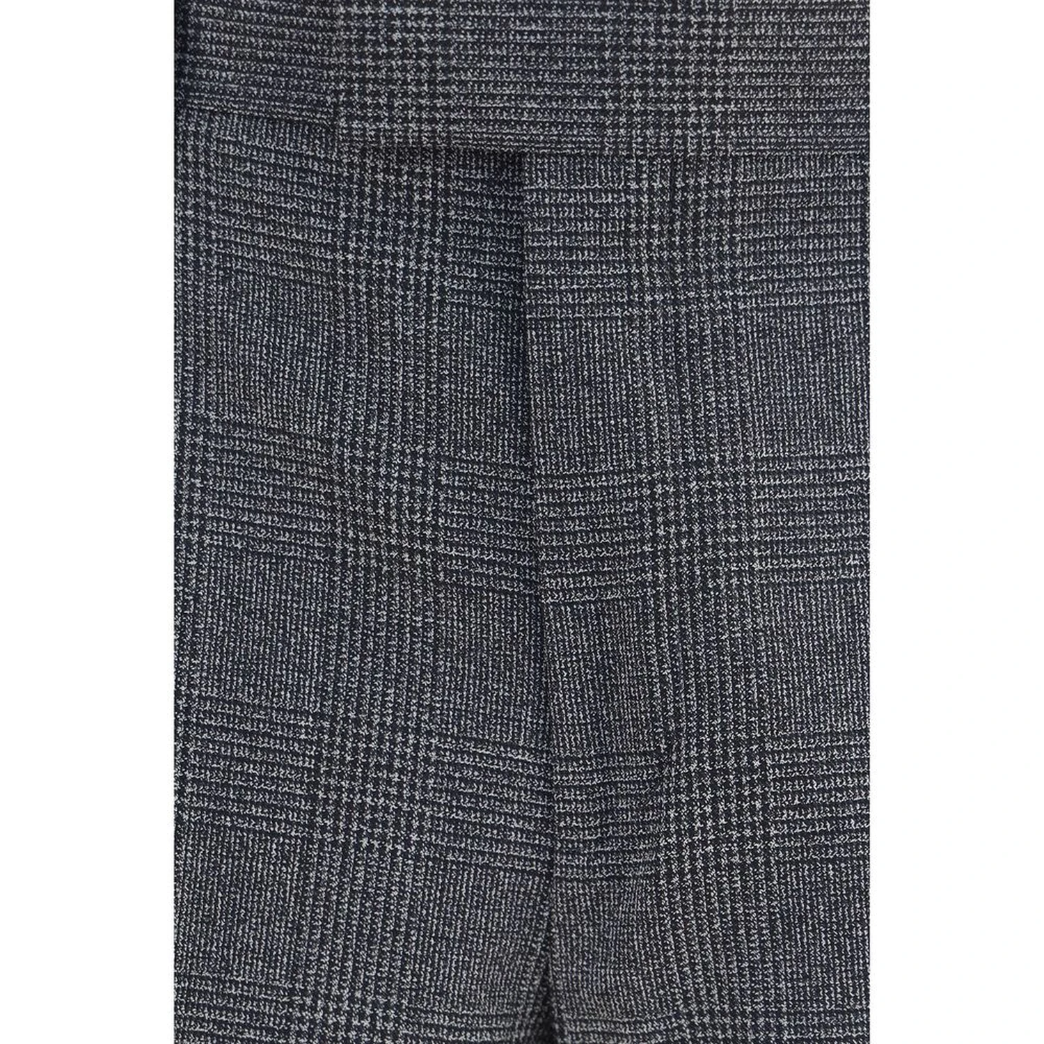 Gray Polyester Dress Pants