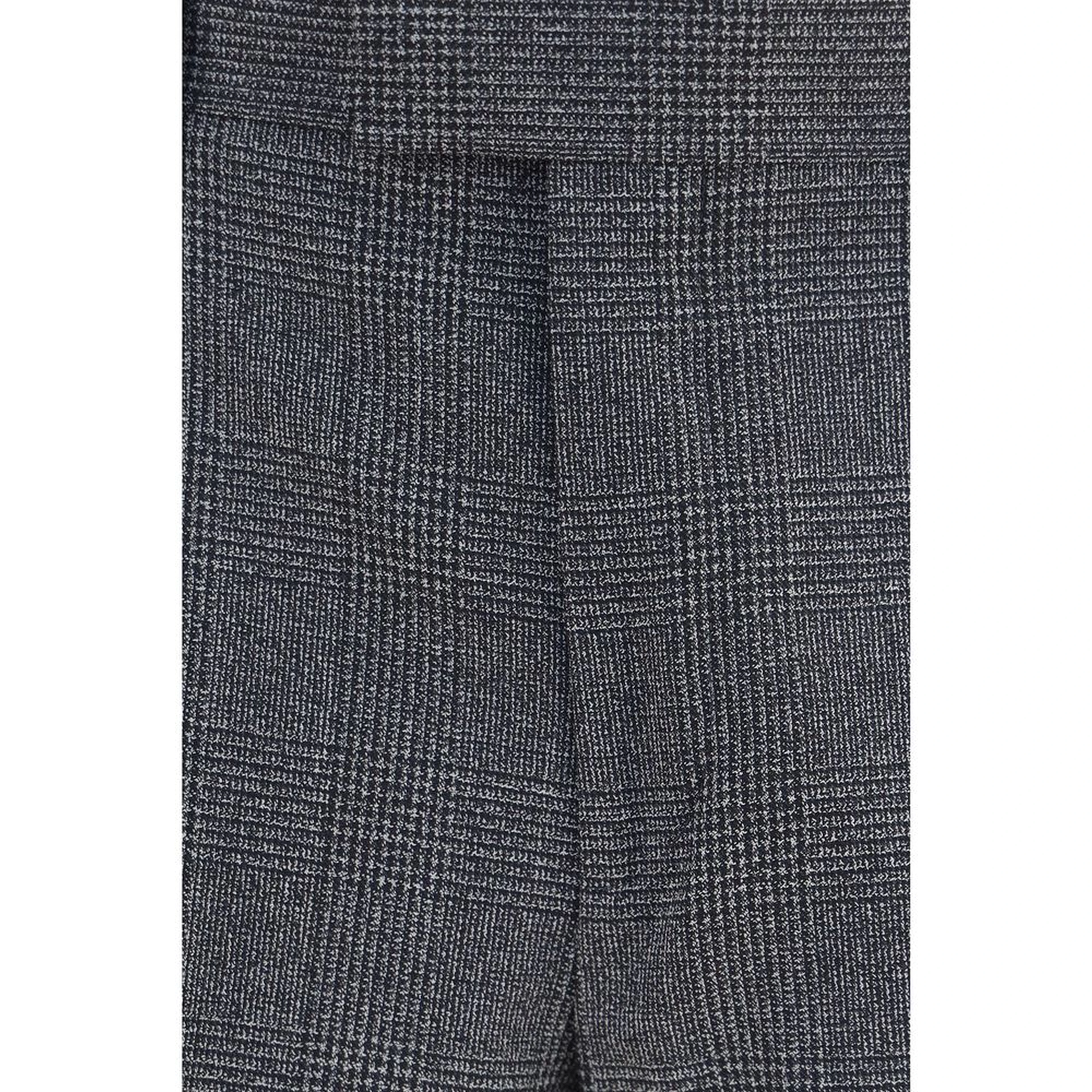 Gray Polyester Dress Pants