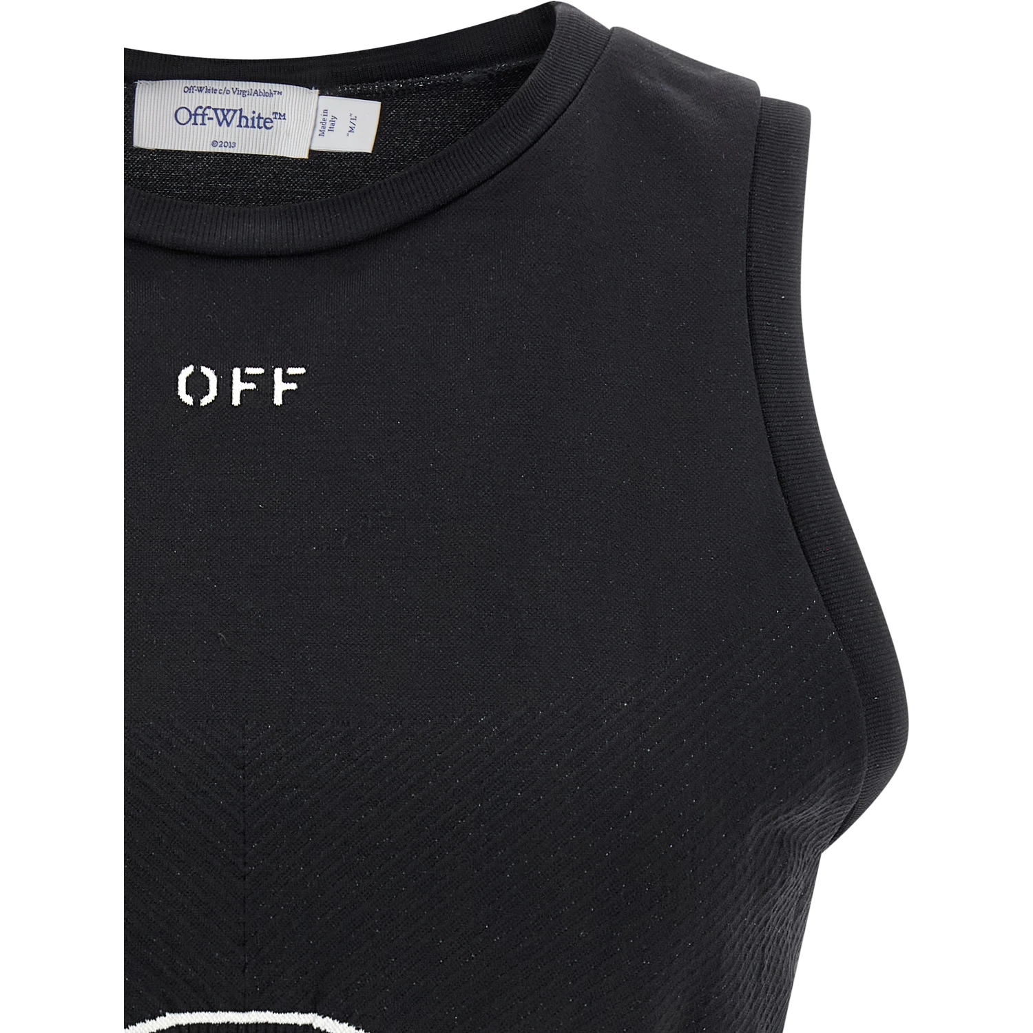 Black Polyamide Sport Bra