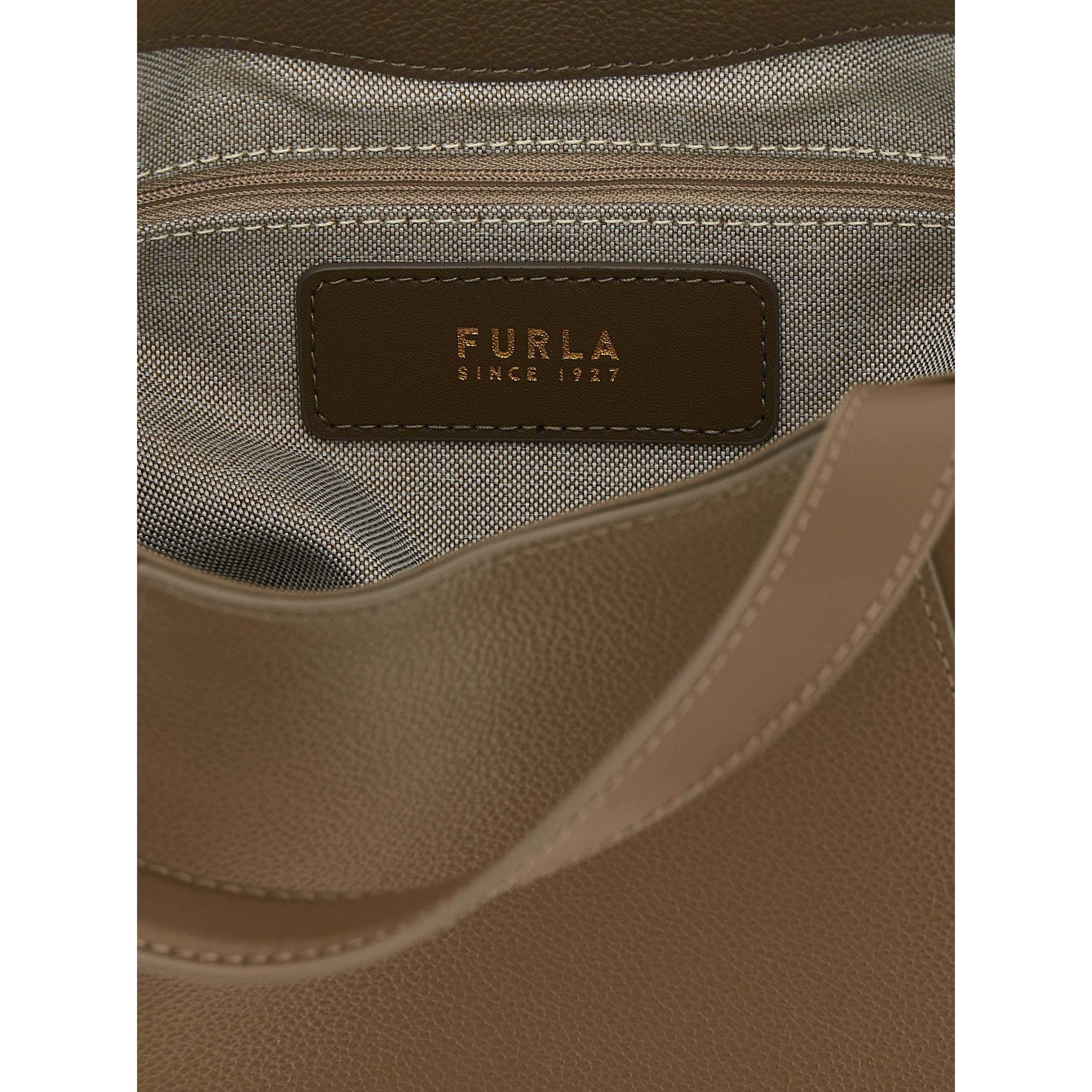Gray Calfskin Tote Bag