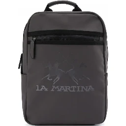Gray Polyethylene Backpack