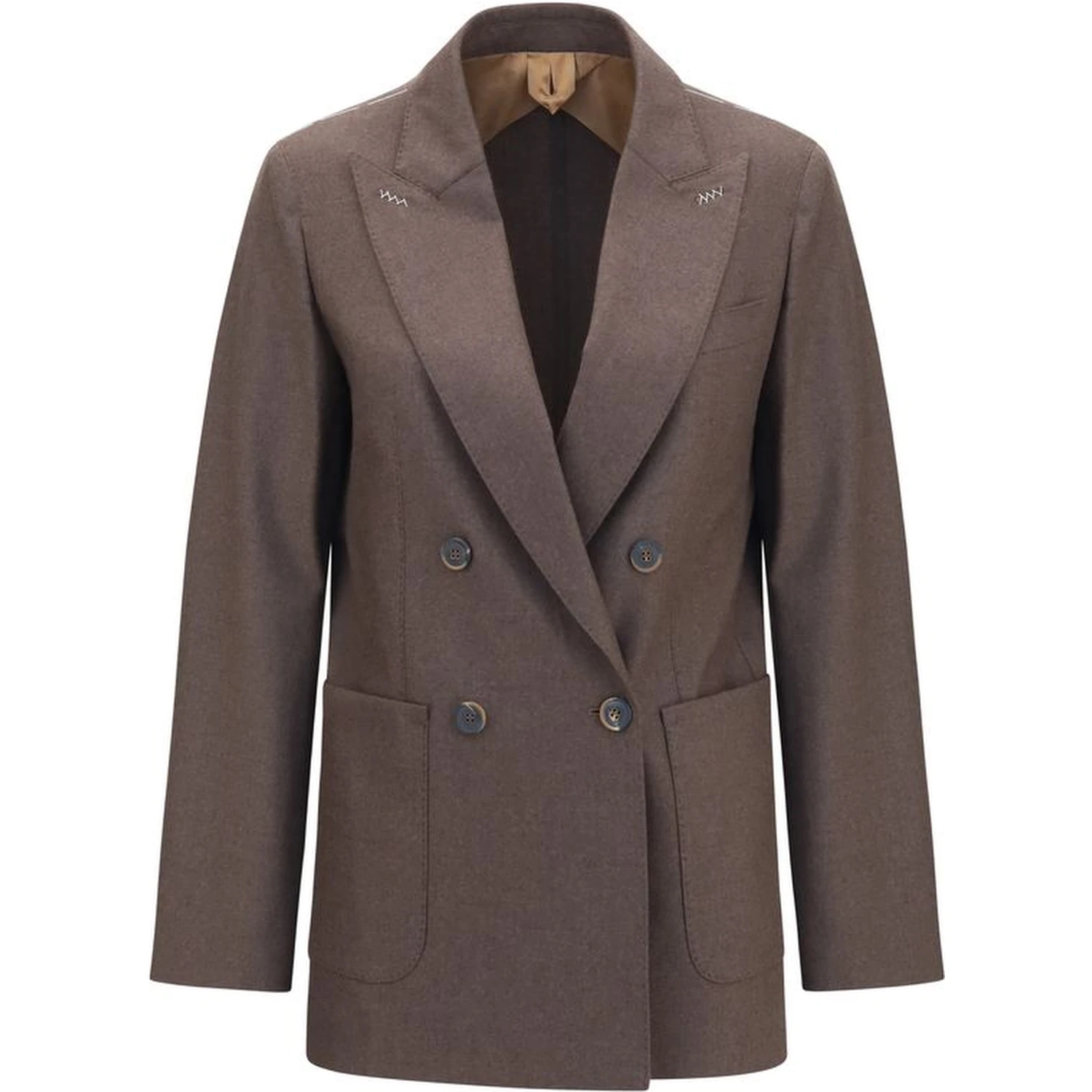 Brown Cashmere Blazer