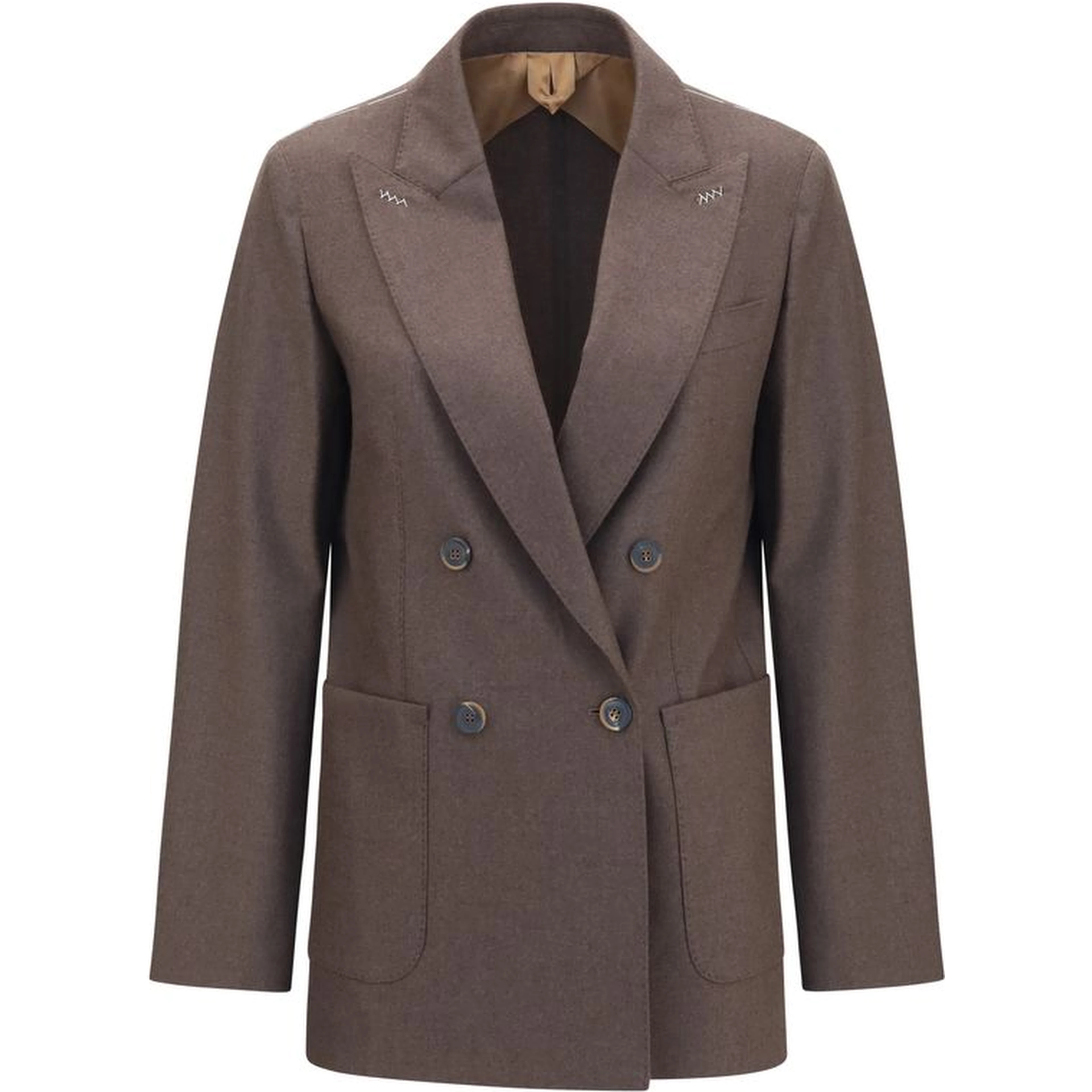 Brown Cashmere Blazer