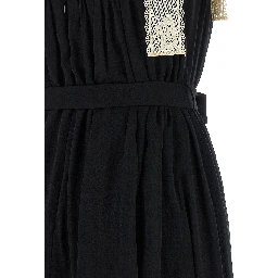 Bicolor Cotton Long Dress