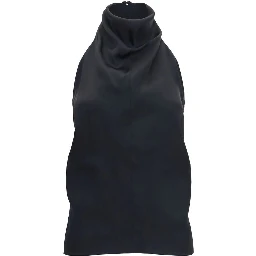 Black Acetate Blouse