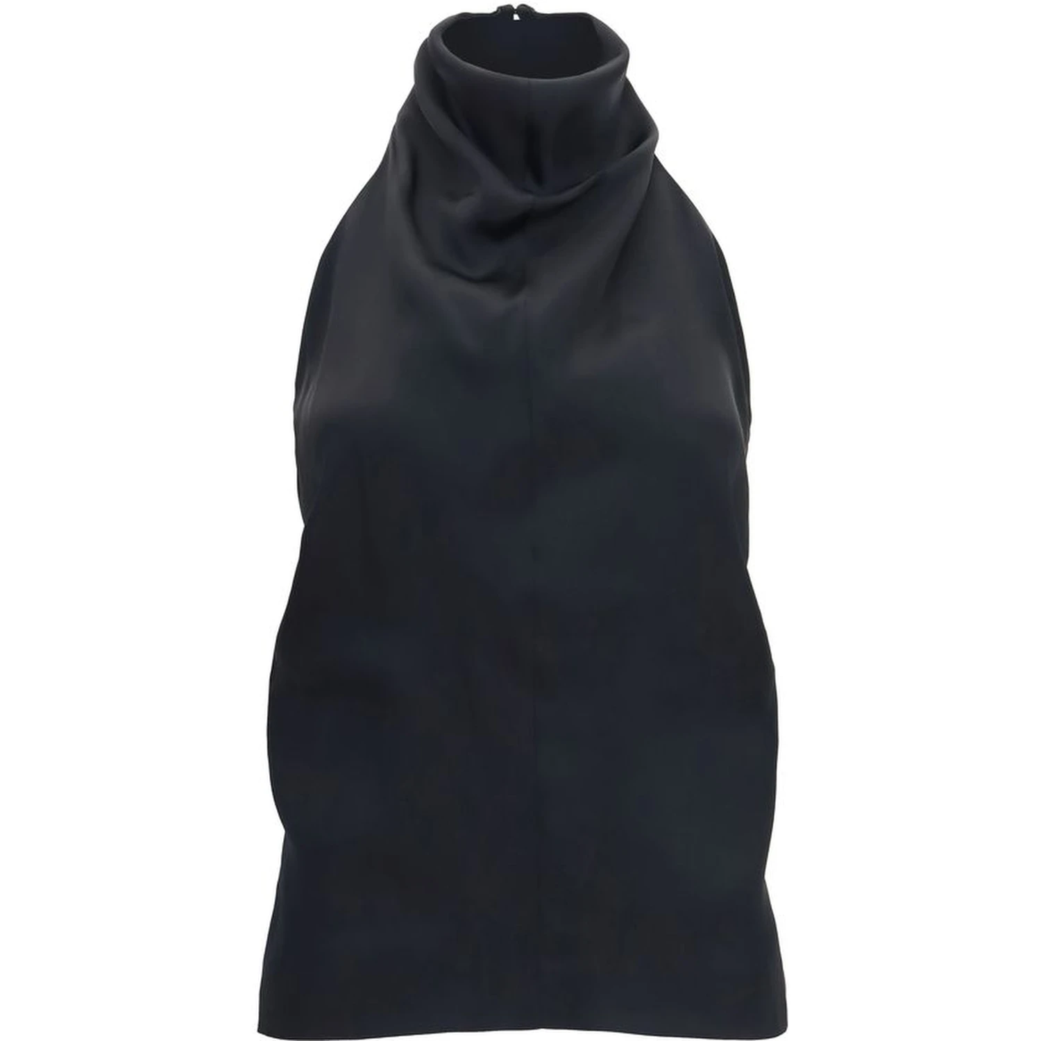 Black Acetate Blouse