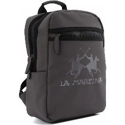 Gray Polyethylene Backpack