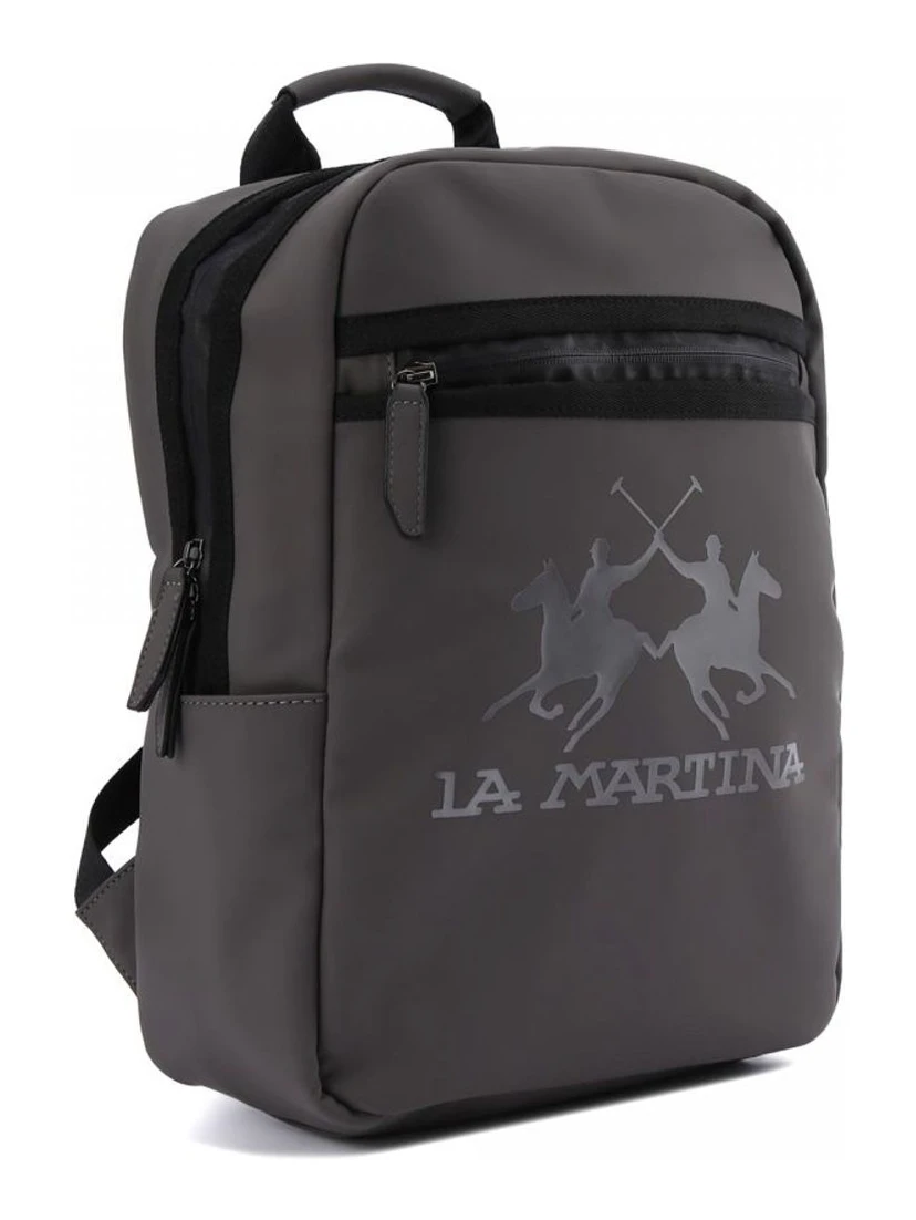 Gray Polyethylene Backpack