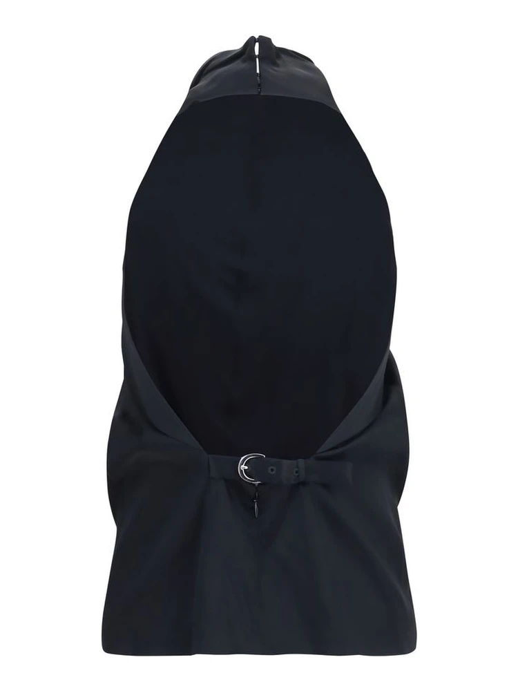 Black Acetate Blouse alternative
