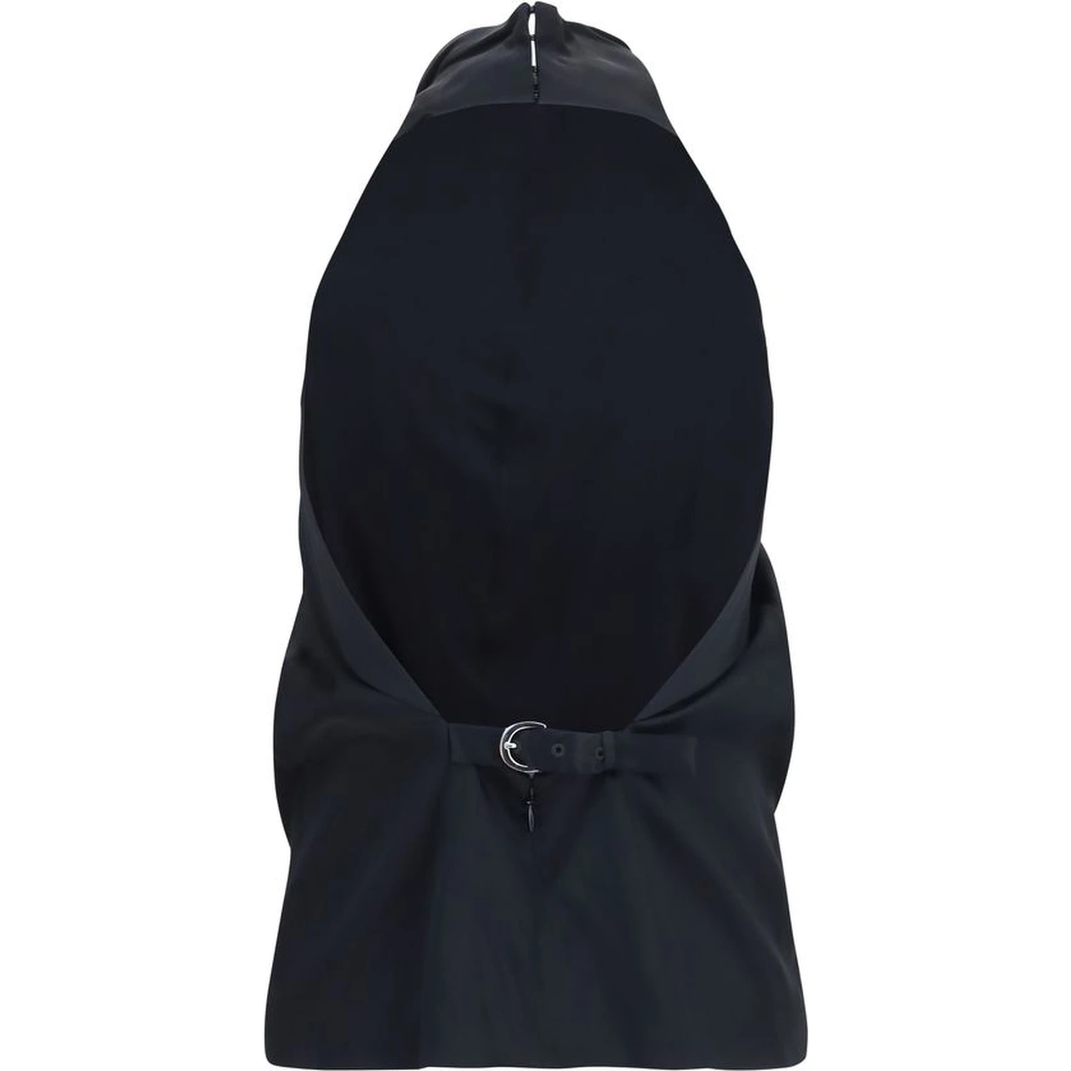 Black Acetate Blouse