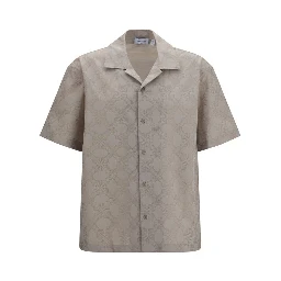 Beige Cotton Pattern Shirt