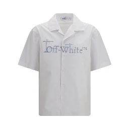 White Cotton Pattern Shirt