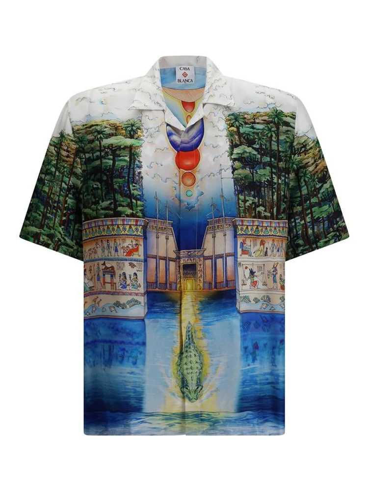 Multicolor Silk Pattern Shirt