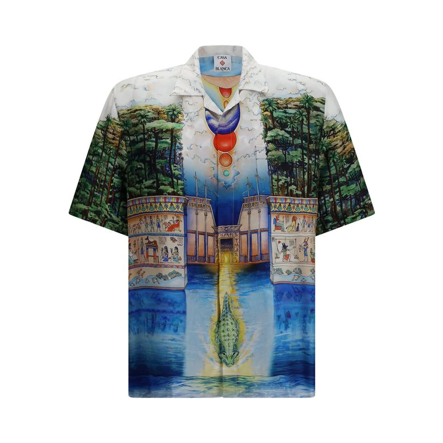 Multicolor Silk Pattern Shirt