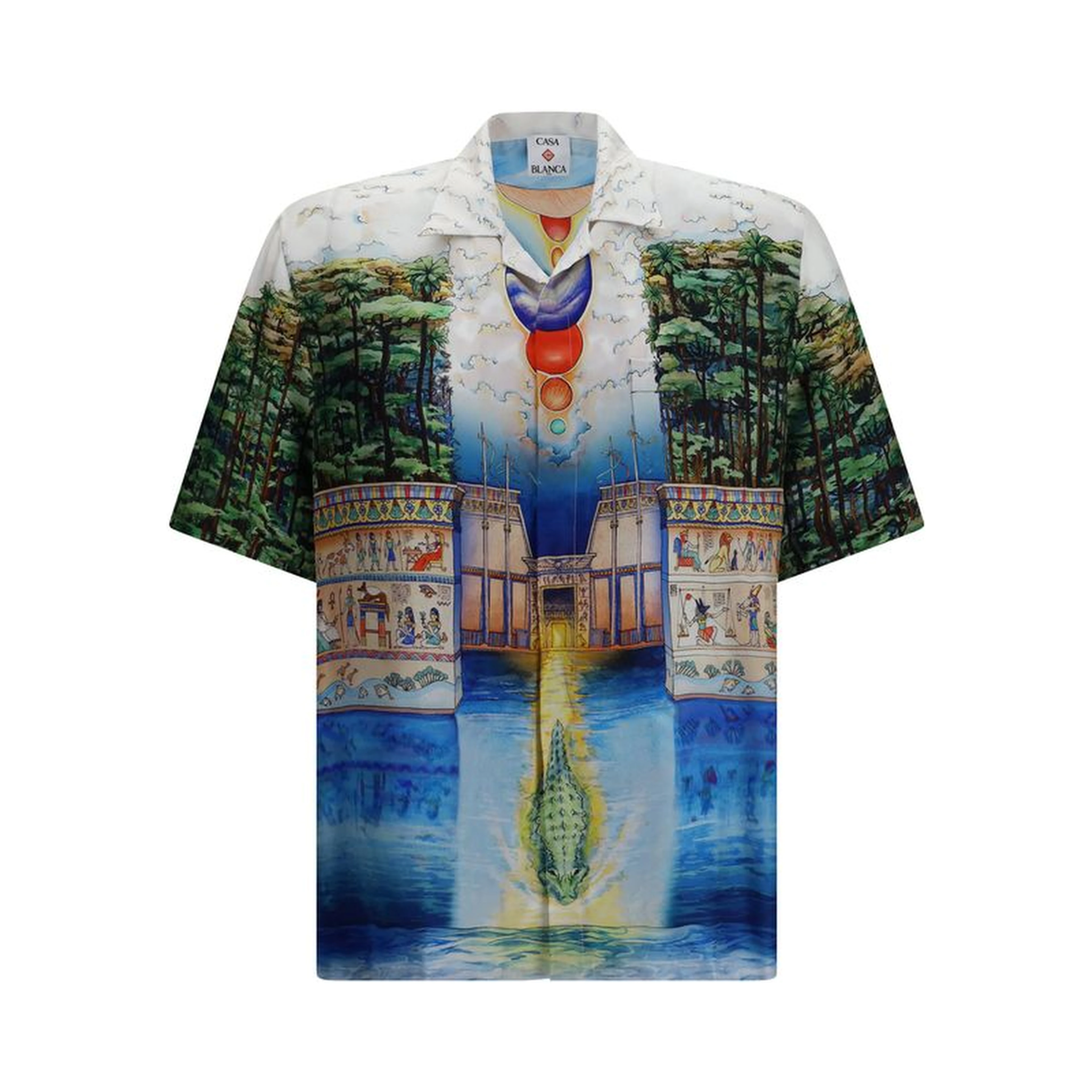 Multicolor Silk Pattern Shirt