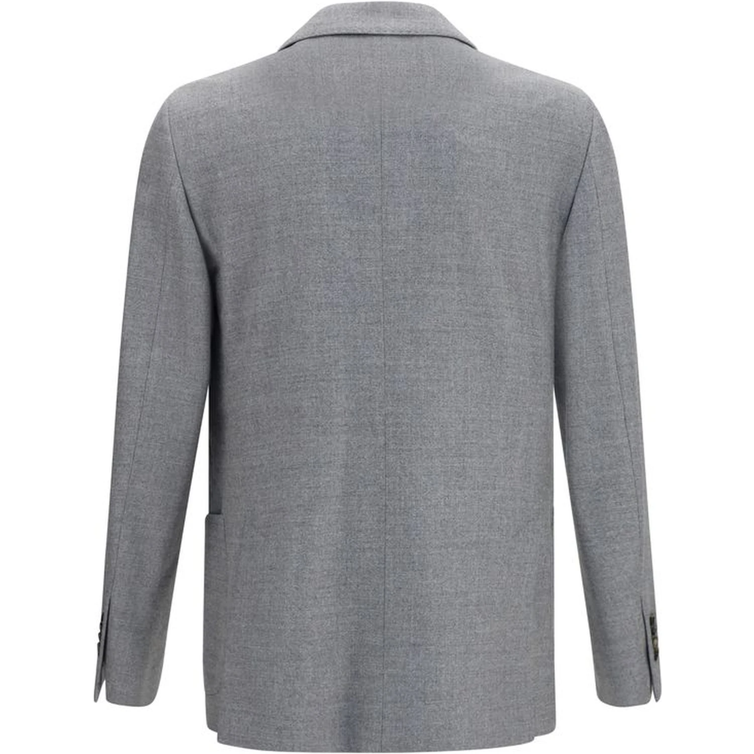 Gray Wool Oves Aries Full-Length Jacket