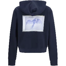 Blue Cotton Sweatshirt