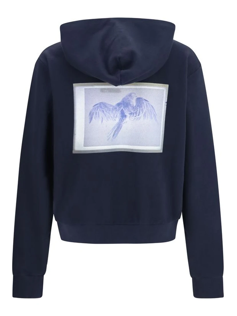 Blue Cotton Sweatshirt
