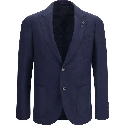 Blue Wool Oves Aries Jacket