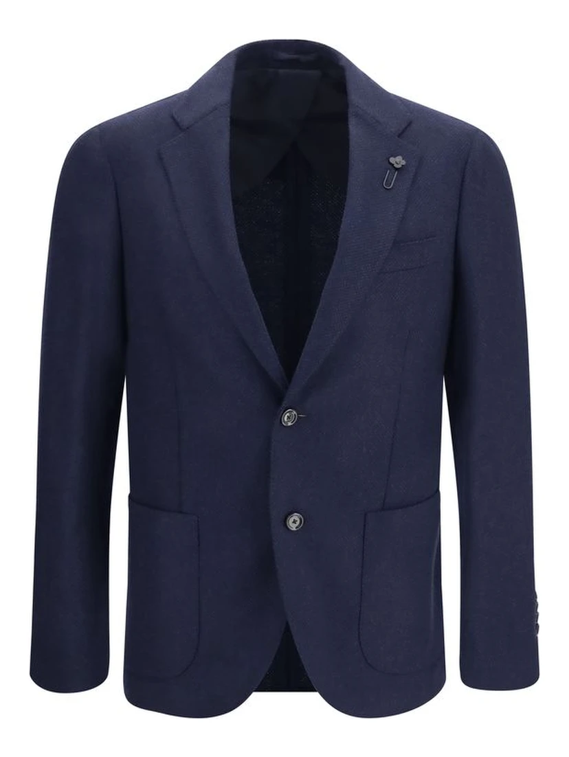 Blue Wool Oves Aries Jacket