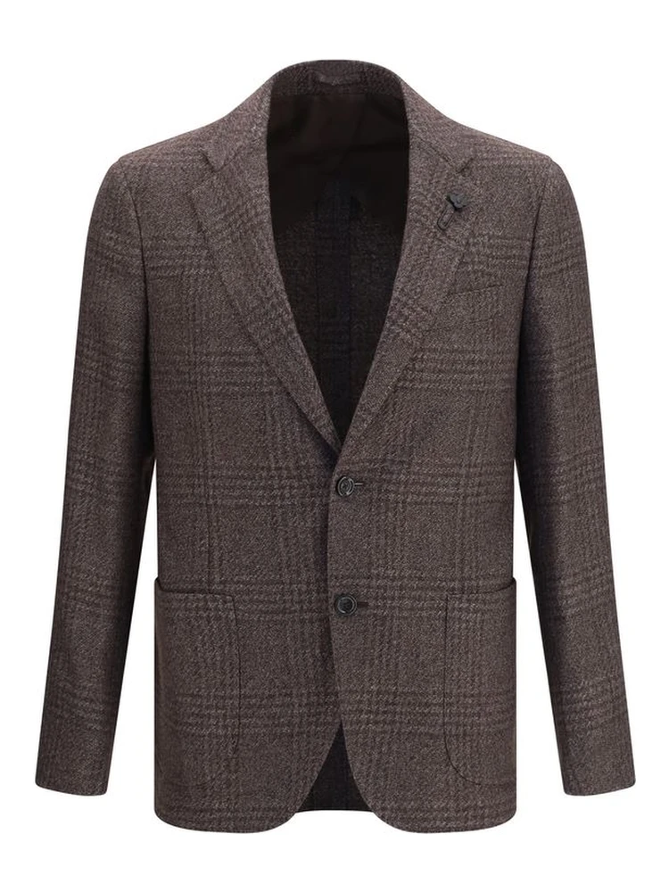 Brown Wool Oves Aries Blazer