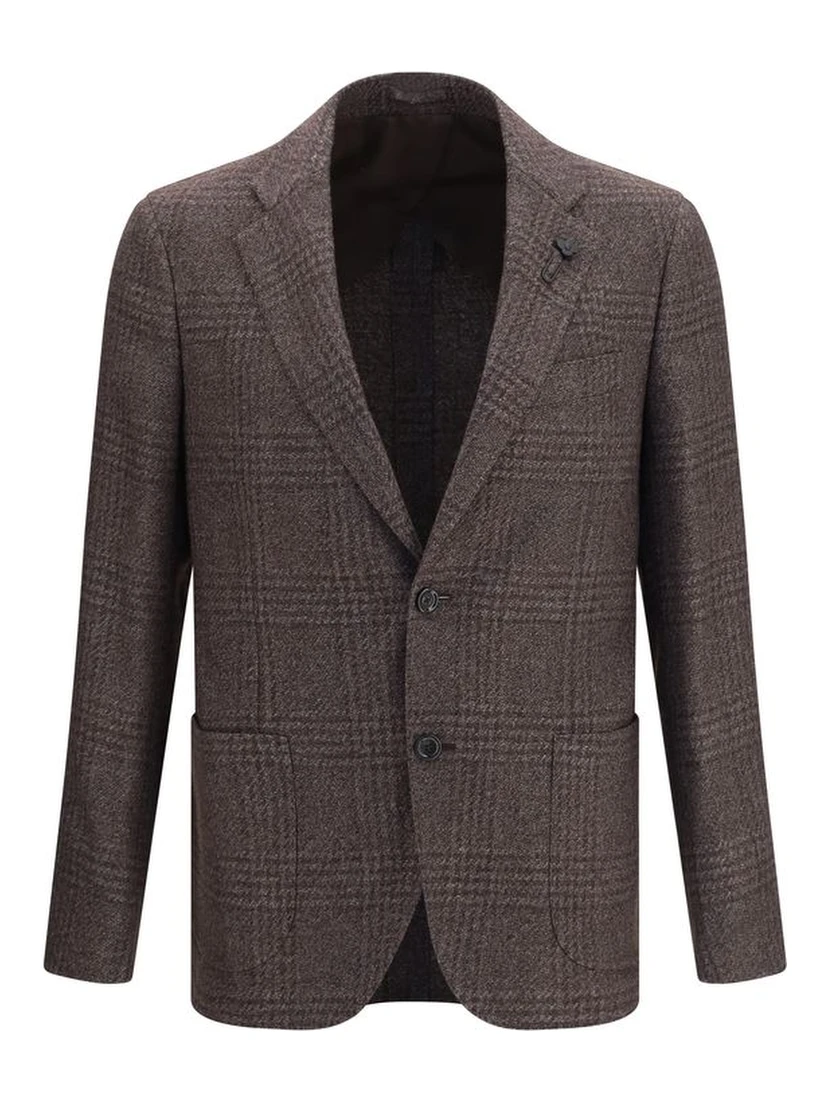 Brown Wool Oves Aries Blazer