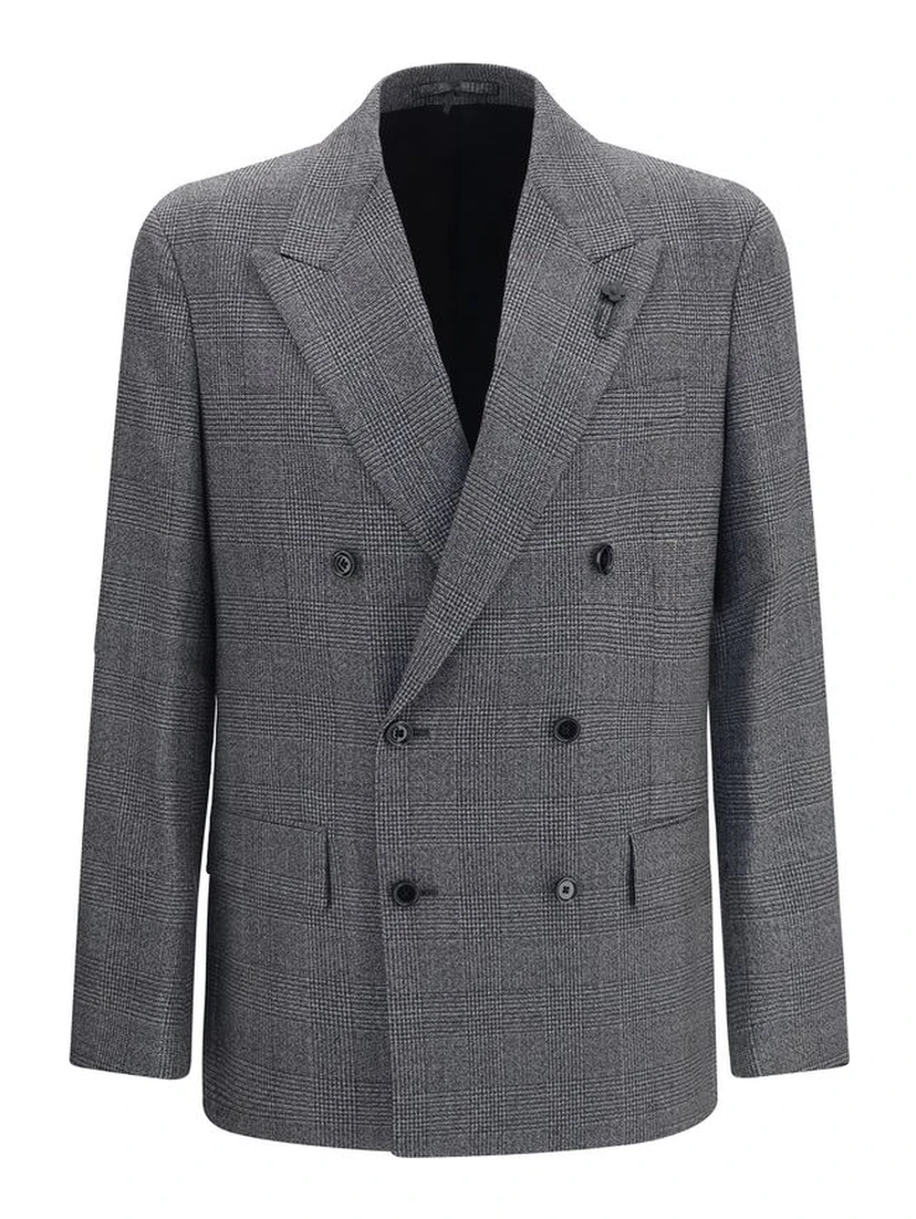 Gray Wool Oves Aries Blazer