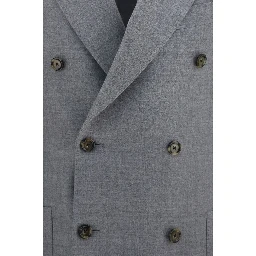 Gray Wool Oves Aries Full-Length Jacket
