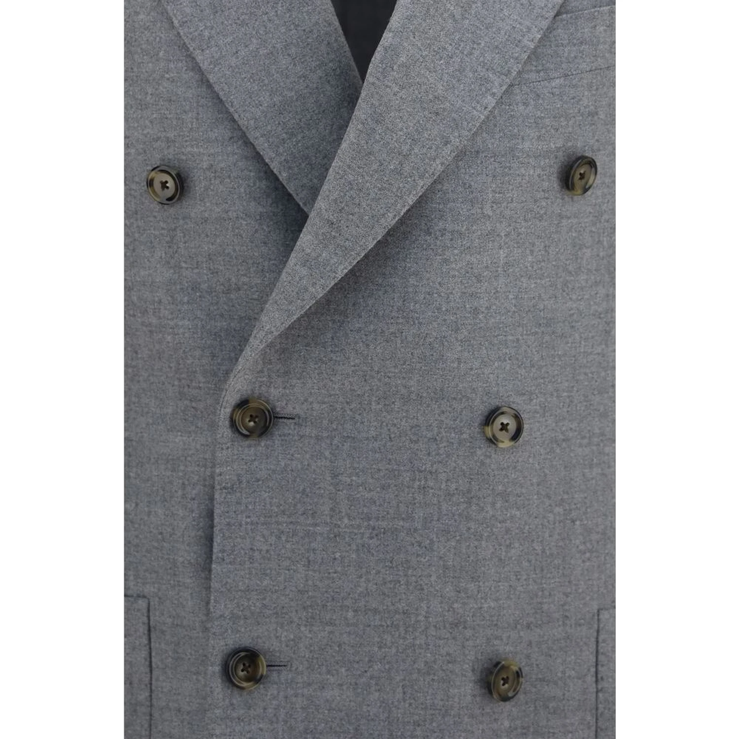 Gray Wool Oves Aries Full-Length Jacket