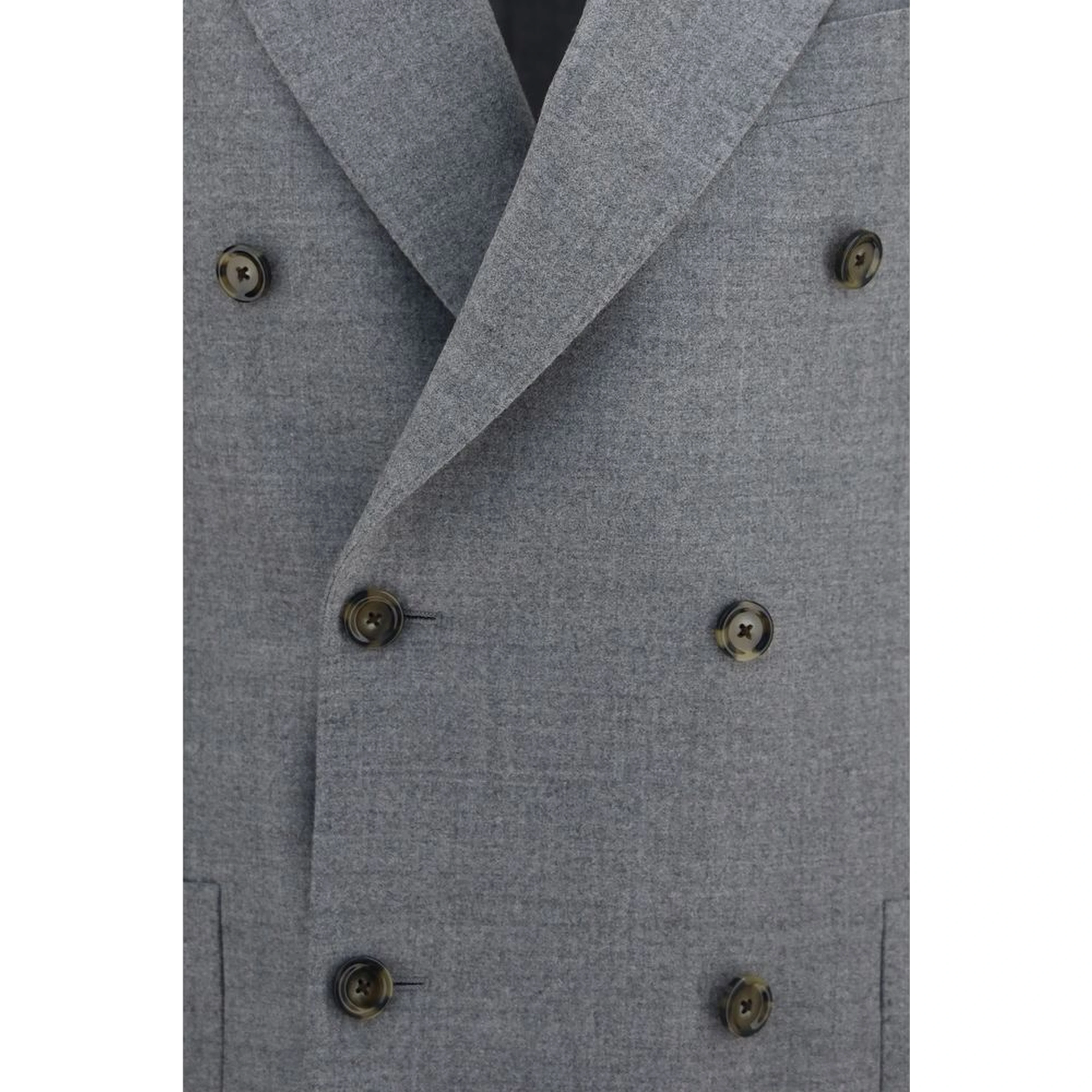 Gray Wool Oves Aries Full-Length Jacket